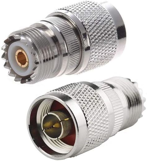 Tengko Rf Koaxial Koax Adapter N Stecker Auf Uhf Buchse So Koaxial