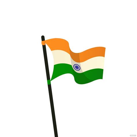 Indian Waving Flag Vector in Illustrator, EPS, JPG, PNG, SVG - Download | Template.net