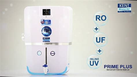 Wall Mounted Kent Prime Plus Water Purifier L Ro Uv Uf Tds