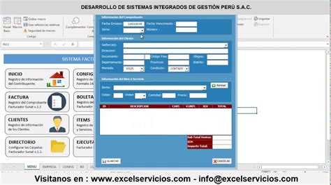 Sistema Factura Excel Facturador Sunat Youtube Hot Sex Picture