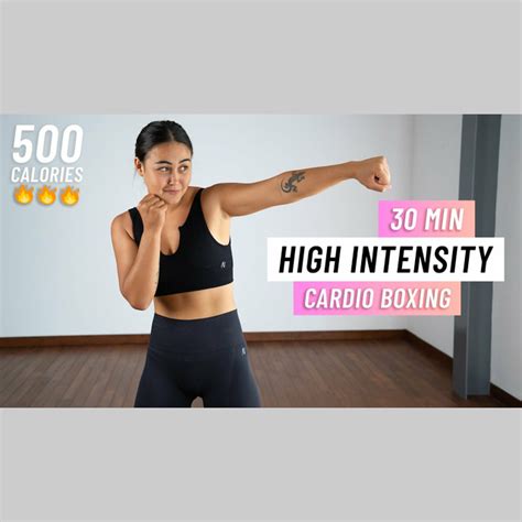 30 Min Knockout Cardio - Kickboxing Style HIIT - Free Moderate Workout ...