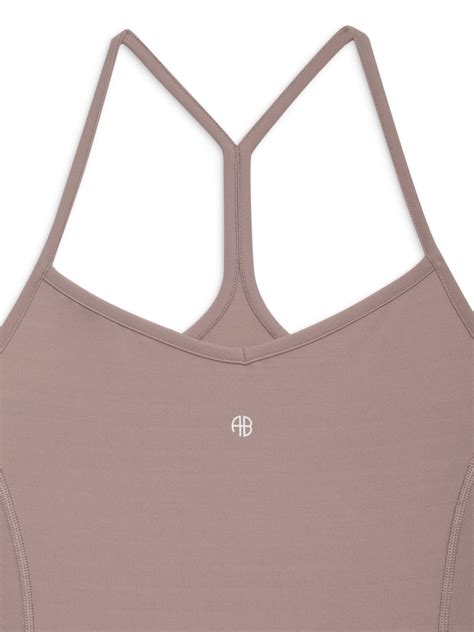 Anine Bing Val One Piece Short Leotard In Nude ModeSens