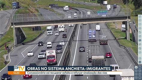 V Deo Sistema Anchieta Imigrantes Passa Por Semana De Obras Sp G