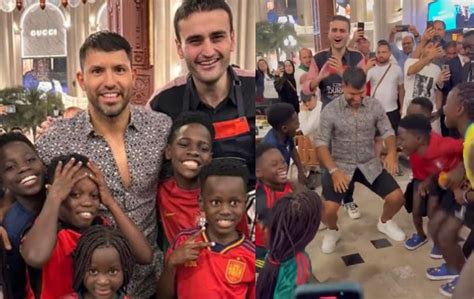 El Kun Agüero la rompió bailando en el Mundial de Qatar y se volvió