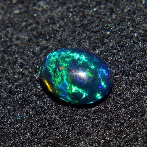 Natural Black Ethiopian Fire Opal X Mm Black Opal Black Etsy