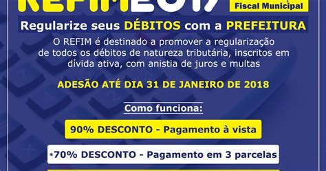 Blog do Ronco Prefeitura de Dourado lança o REFIM programa de