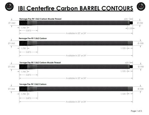 Contours International Barrels