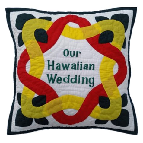 Hawaiian Quilt Pillow Slip Wedding Dbi Hawaii