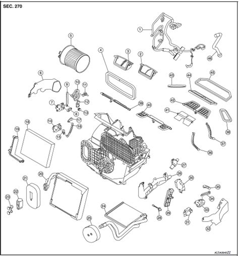 Nissan Rogue Service Manual Heating And Cooling Unit Assembly