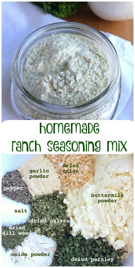 Homemade Dry Ranch Seasoning Mix Recipe Artofit