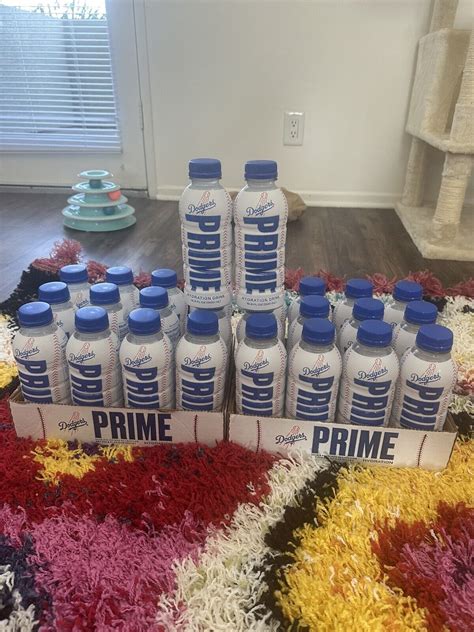 SUPER RARE Prime Hydration Drink 12 Pack Limited Edition LA DODGERS