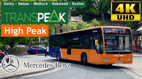 High Peak Buses Transpeak Buxton To Derby Via Bakewell Darley Dale