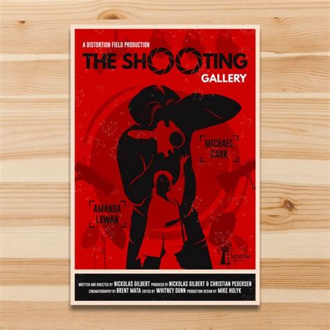 Design a movie poster for the short film "The Shooting Gallery" | Poster contest