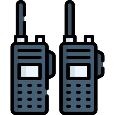 Walkie Talkie Special Lineal Color Icon