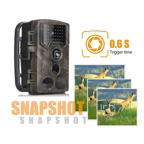 Hunting Game Camera Wildlife Surveillance Trail Cameras 16MP 1080P with ...