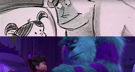 Pixar's Monsters, Inc. : Sulley and Boo’s Goodbye - Side by Side