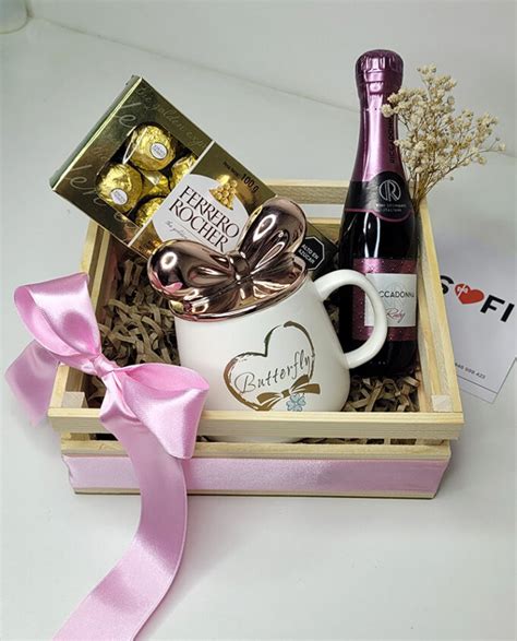 Regalo Para Mujer Con Taza Bombones Ferrero Rocher Ricadonna