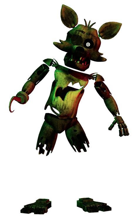 Fnaf Help Wanted Phantom Foxy Render By Endoskeleton2005 On Deviantart