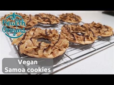 Homemade Samoa Cookies Vegan Gluten Free No Butter Youtube