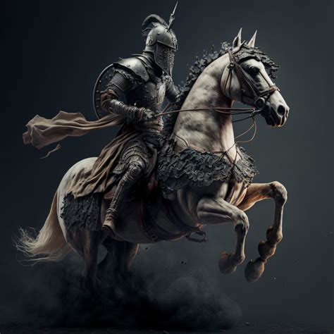 Knight Without A Head Riding A Horse By Picsoai On Deviantart