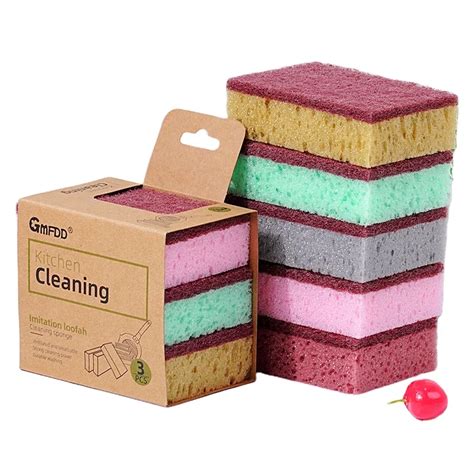 Dish Sponges For Washing Dishes,For Kitchen Sink Scrub Sponges Kitchen ...