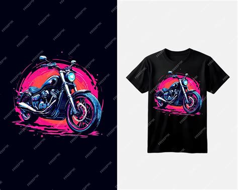 Premium Psd Bike Cartoon Vector Illustration Biker T Shirt Design