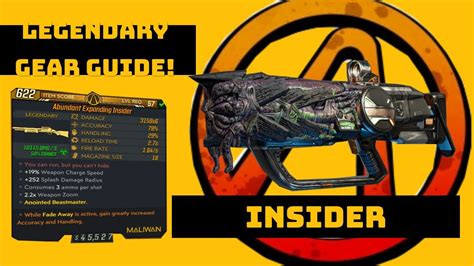 Borderlands Insider Legendary Gear Guide Youtube