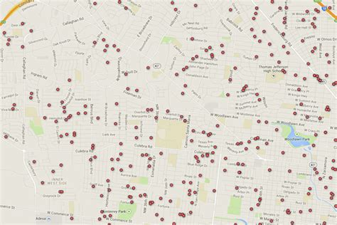 Registered Sex Offender Map Of San Antonio Area Zip Codes Hot