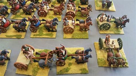 15mm Ancient Egypt, Chariots, painted, metal, based. | #1900853151