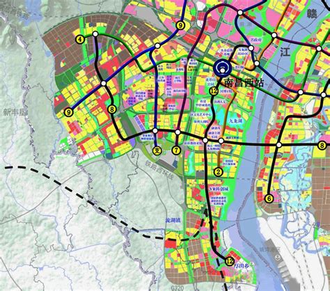 重磅，南昌地铁二轮规划批后，九龙湖规划地铁多达6条 南昌吉屋网
