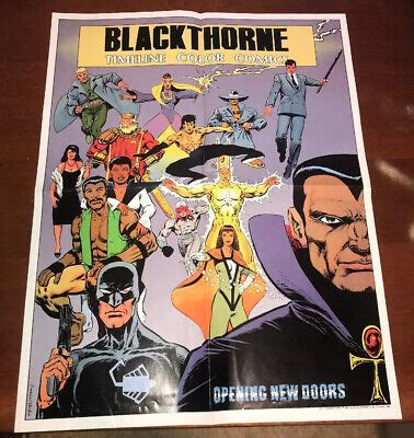 Blackthorne 1987 Comics Promo Poster | eBay