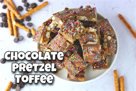 Chocolate Pretzel Toffee Recipe Christmas Crack With Pretzels