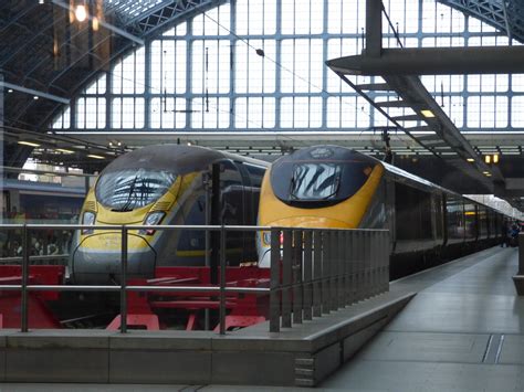 London St Pancras International Station New Eurostar Trains Class