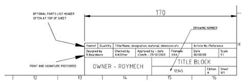 Engineering Drawing Drawing Title Blocks