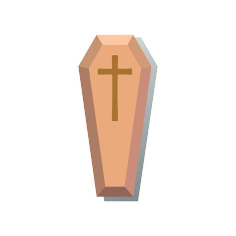 Coffin Icon Vector Illustration Design Vector Art At Vecteezy