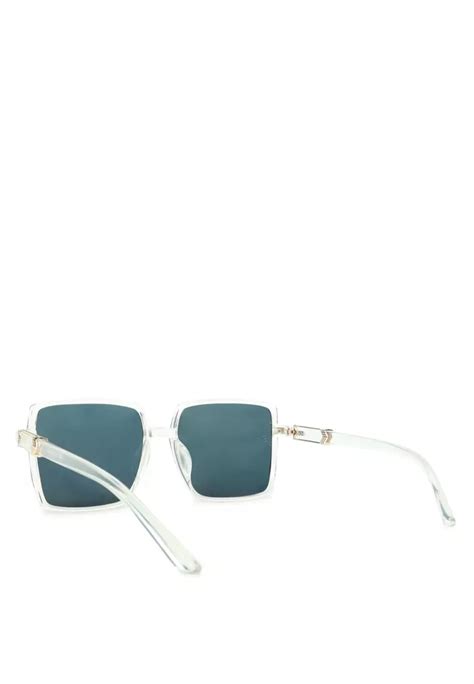 Buy London Rag Classy Retro Tinted Square Sunglass In White Grey 2024