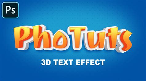 Editable 3D Text Effect In Photoshop Tutorial Easy Step By Step