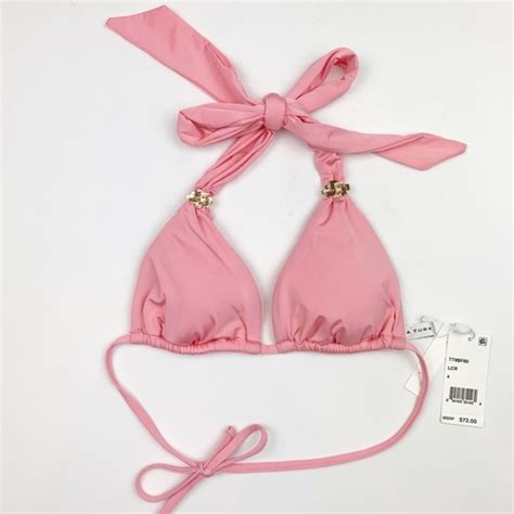 Trina Turk Swim Trina Turk Studio Solid Triangle Slider Bikini Top Poshmark