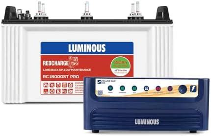 Luminous Inverter Battery Combo With Trolley For Home Office Shops