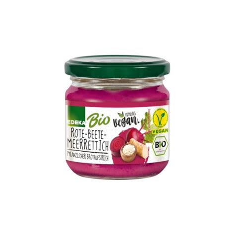 Bio Edeka Vegan Streichcreme Rote Bete Meerrettich G Lebensmitte