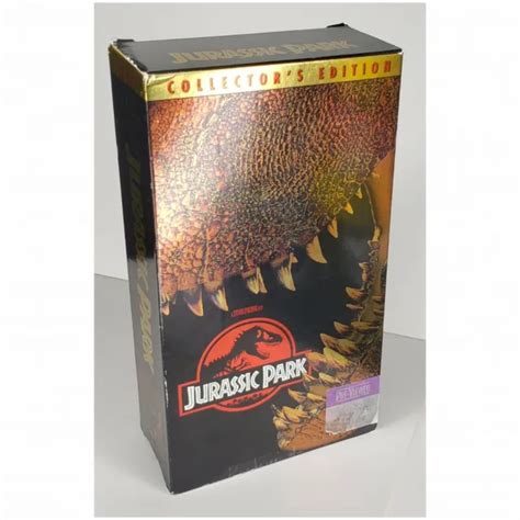 JURASSIC PARK VHS Video Tape 2000 Collectors Edition Sam Neil Jeff