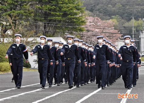 【公式】海上自衛隊 自衛官募集中 On Twitter Rt Jmsdf Mrh ⚓ 舞教日記⚓～行進訓練（番外編）～ 入隊直後と比べたら目つきや服の着こなしがすごく変わりましたねo