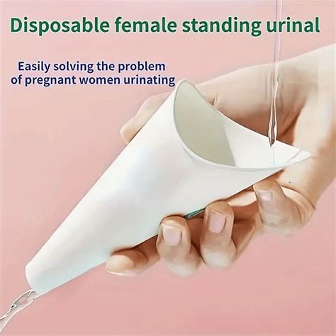 12pcs Set Random Color Disposable Paper Female Urinal Portable Womens