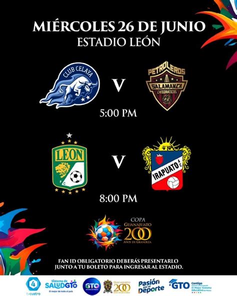 Copa Guanajuato Regresa El Cl Sico Del Baj O Con El Le N Vs Irapuato