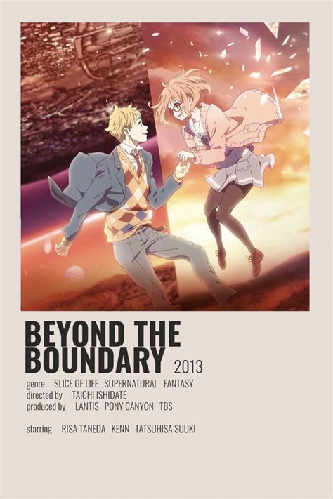 Beyond the boundary minimalist poster | Anime reccomendations, Anime ...