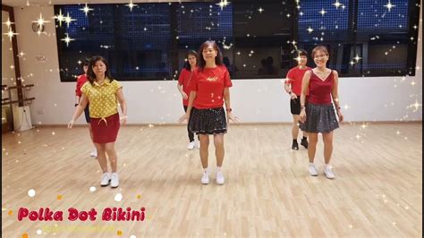 Polka Dot Bikini Line Dance Beginner YouTube