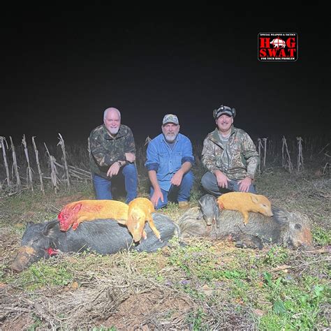 Night Hog Hunting Southwest Georgia — Hog S W A T Guided Night Hog