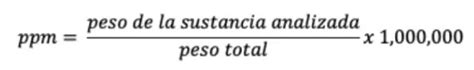 Partes Por Mill N Ppm En Qu Mica Ejercicios Resueltos