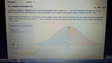 Solved Attempts Score 17 16 Chapter 8 Problem 10 Aa Aa A Chegg