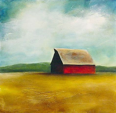 Caitlin Schwerin Barns Red Barn Amazing Paintings Landscape